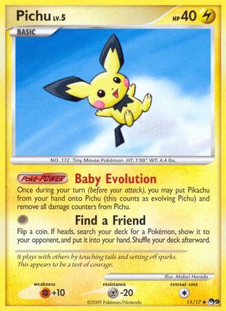 Pichu (11/17) [POP Series 9] - Uncommon