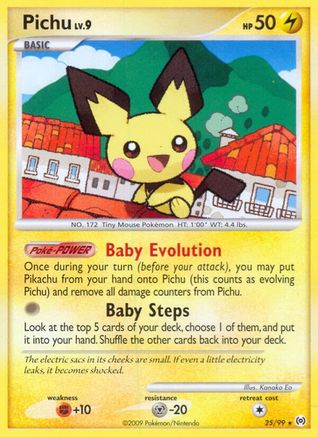 Pichu (025/99) [Arceus] Reverse Holofoil - Rare