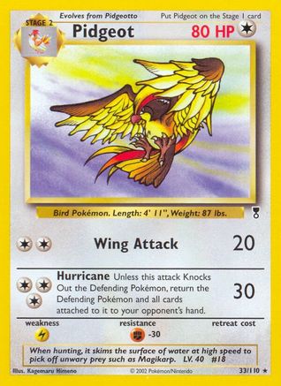 Pidgeot (33/110) [Legendary Collection] - Rare