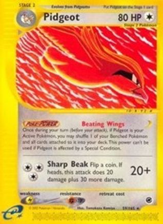Pidgeot (59/165) [Expedition] - Rare