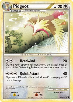 Pidgeot (29/102) [Triumphant] - Rare