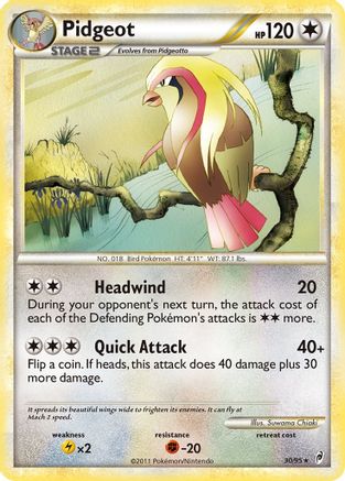 Pidgeot (30/95) [Call of Legends] - Rare