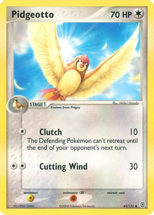 Pidgeotto (45/112) [FireRed & LeafGreen] Reverse Holofoil - Uncommon