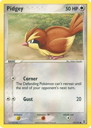 Pidgey (073/112) [FireRed & LeafGreen] Reverse Holofoil - Common