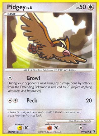 Pidgey (099/132) [Secret Wonders] Reverse Holofoil - Common