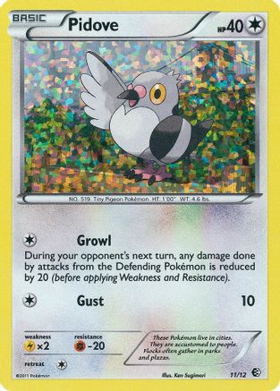 Pidove (11/12) [McDonalds Promos 2011] Holofoil - Promo