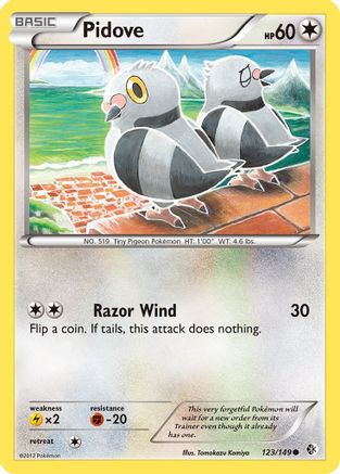 Pidove (123/149) [Boundaries Crossed] Reverse Holofoil - Common