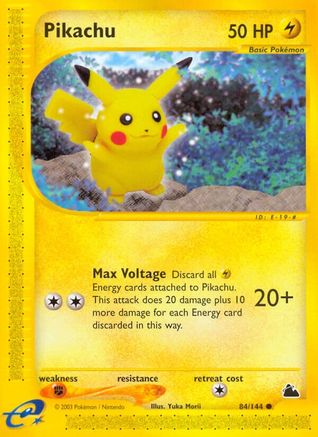 Pikachu (84/144) [Skyridge] Reverse Holofoil - Common