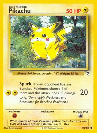Pikachu (086/110) [Legendary Collection] - Common