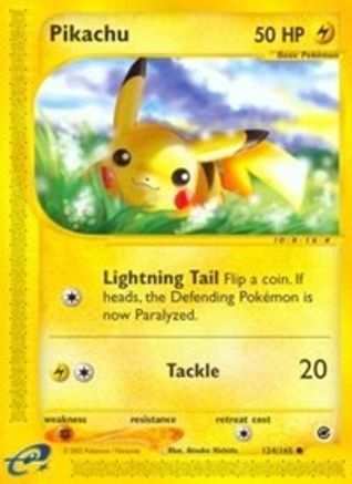 Pikachu (124/165) [Expedition] - Common