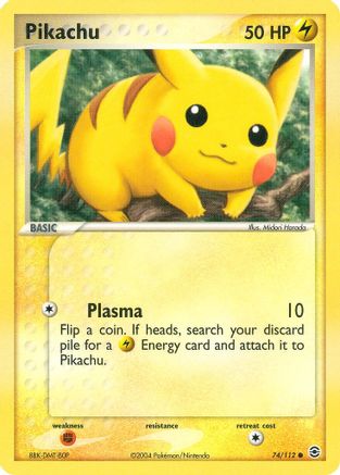 Pikachu (74/112) [FireRed & LeafGreen] Reverse Holofoil - Common