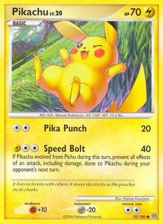 Pikachu (070/100) [Stormfront] - Common