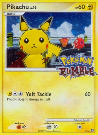 Pikachu (7/16) [Rumble] Holofoil - Promo