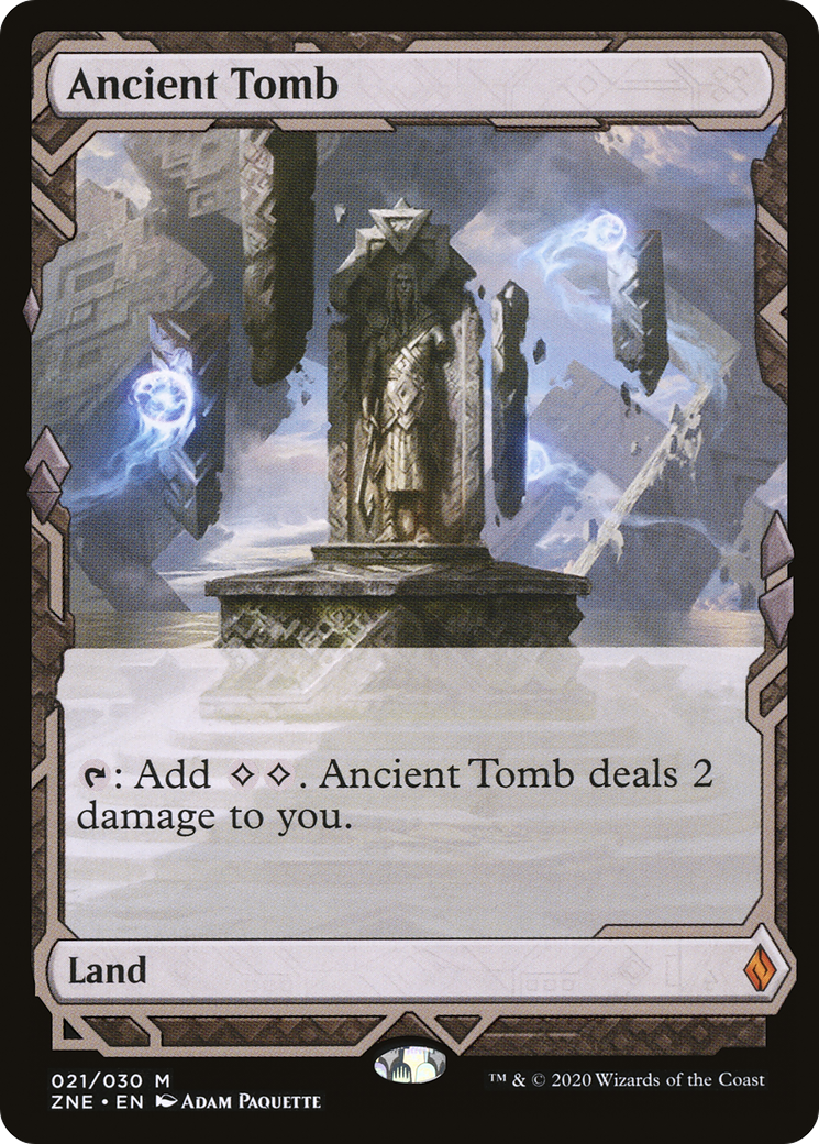 Ancient Tomb (ZNE-021) [Zendikar Rising Expeditions] Foil