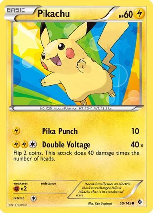 Pikachu (050/149) [Boundaries Crossed] - Common