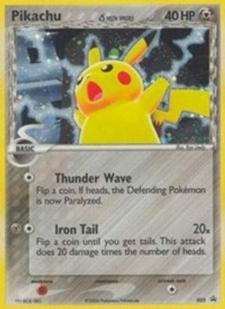 Pikachu (Delta Species) - 035 (Value Pack) (35/40) [Nintendo Promos] - Promo