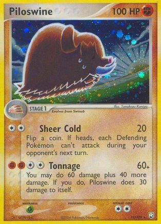 Piloswine (013/109) [Team Rocket Returns] Reverse Holofoil - Holo Rare