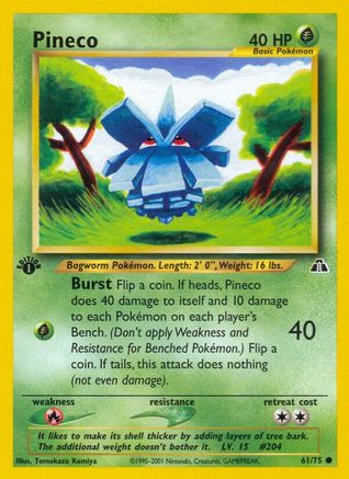 Pineco (061/75) [Neo Discovery] 1st Edition - Common