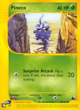 Pineco (85/144) [Skyridge] Reverse Holofoil - Common