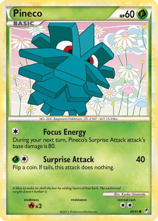 Pineco (068/95) [Call of Legends] Reverse Holofoil - Common