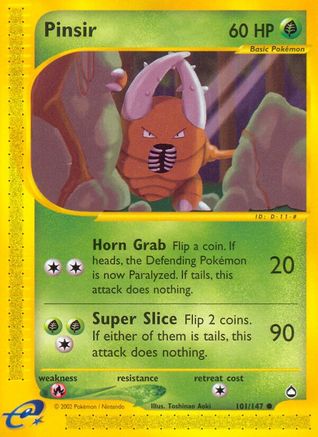 Pinsir (101/147) [Aquapolis] - Common