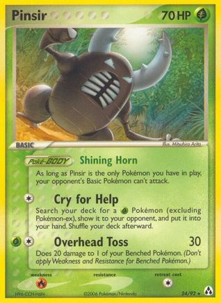 Pinsir (24/92) [Legend Maker] Reverse Holofoil - Rare