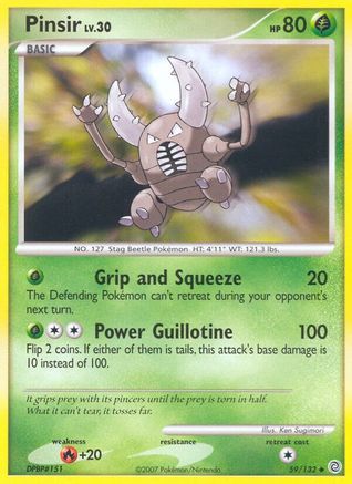 Pinsir (59/132) [Secret Wonders] Reverse Holofoil - Uncommon