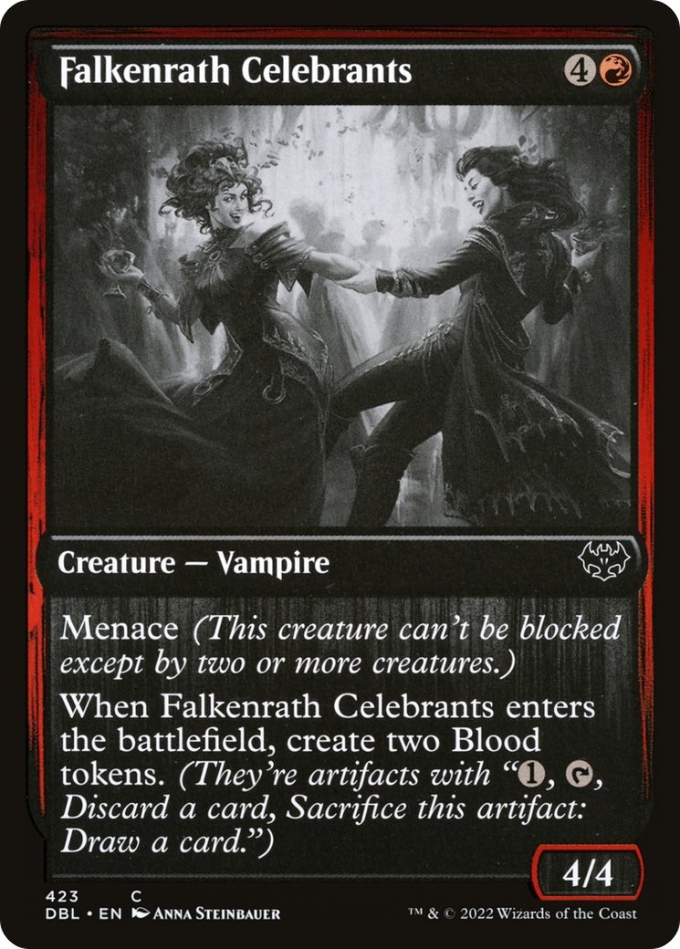 Falkenrath Celebrants (DBL-423) [Innistrad: Double Feature] Foil