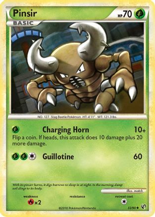 Pinsir (32/90) [Undaunted] Reverse Holofoil - Uncommon