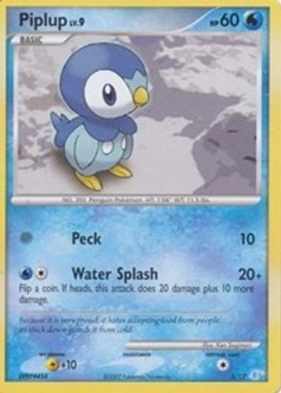 Piplup (5) [DP Trainer Kit Manaphy & Lucario] - Common