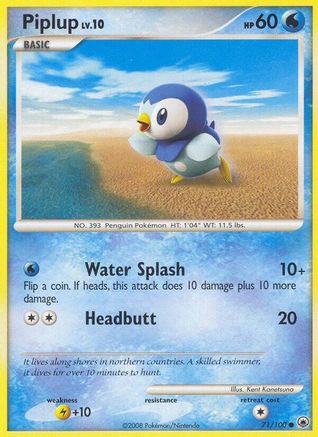 Piplup (071/100) [Majestic Dawn] - Common