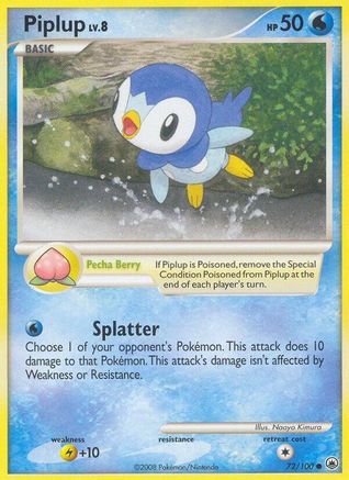 Piplup (72/100) [Majestic Dawn] - Common