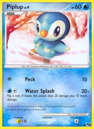Piplup (015/17) [POP Series 8] - Common