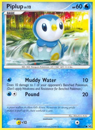 Piplup (85/127) [Platinum] - Common