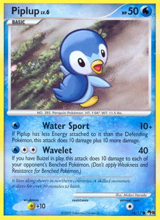 Piplup (016/17) [POP Series 9] - Common