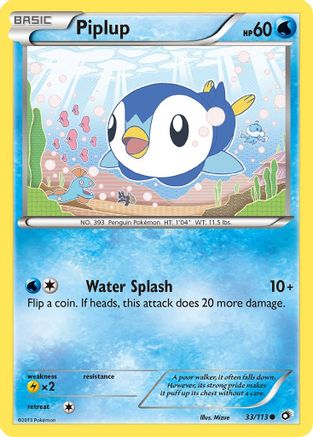 Piplup (033/113) [Legendary Treasures] - Common