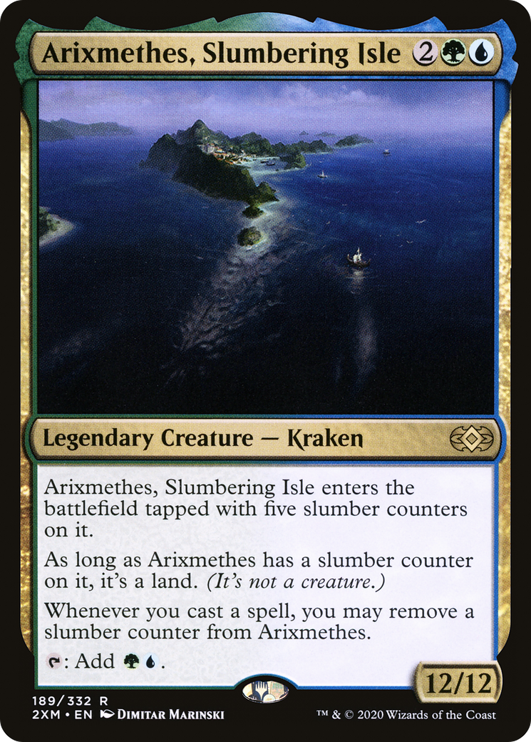 Arixmethes, Slumbering Isle (2XM-189) [Double Masters] Foil