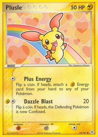 Plusle (069/101) [Hidden Legends] Reverse Holofoil - Common