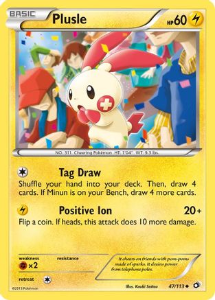 Plusle (047/113) [Legendary Treasures] - Uncommon