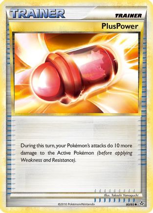 PlusPower (80/95) [Unleashed] Reverse Holofoil - Uncommon