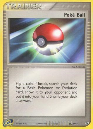 Poke Ball (86/109) [Ruby and Sapphire] Reverse Holofoil - Uncommon