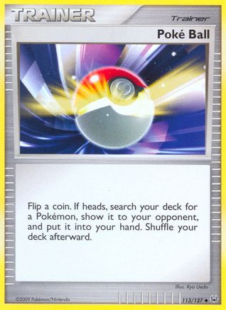 Poke Ball (113/127) [Platinum] Reverse Holofoil - Uncommon