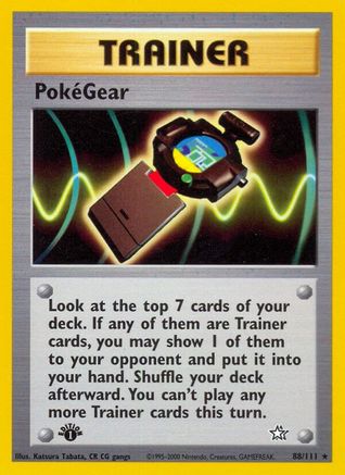 PokeGear (088/111) [Neo Genesis] 1st Edition - Rare
