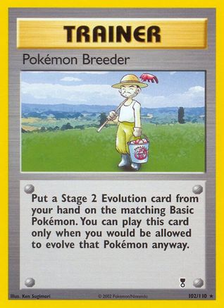 Pokemon Breeder (102/110) [Legendary Collection] Reverse Holofoil - Rare