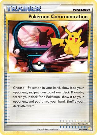 Pokemon Communication (098/123) [HeartGold SoulSilver] Reverse Holofoil - Uncommon