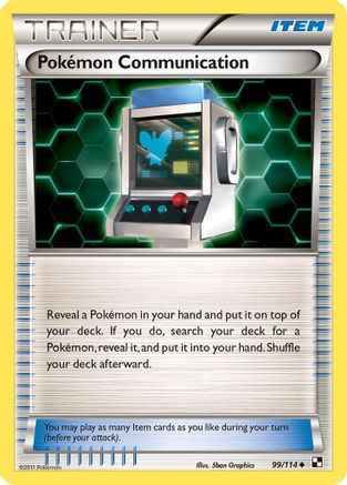 Pokemon Communication (099/114) [Black and White] - Uncommon