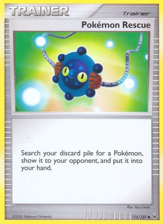 Pokemon Rescue (115/127) [Platinum] - Uncommon