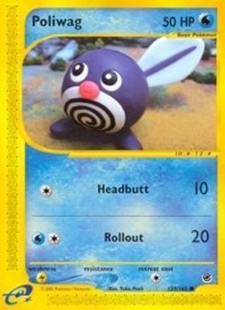 Poliwag (125/165) [Expedition] Reverse Holofoil - Common