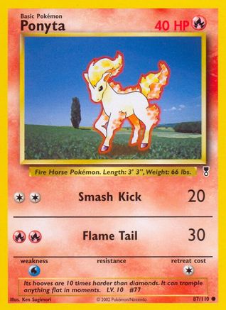 Ponyta (087/110) [Legendary Collection] Reverse Holofoil - Common