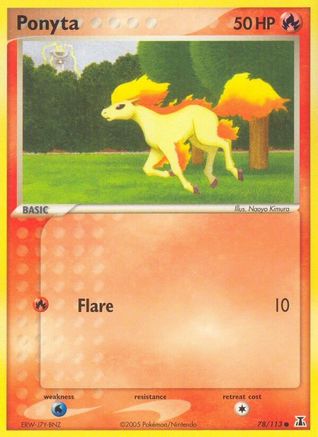Ponyta (078/113) [Delta Species] - Common